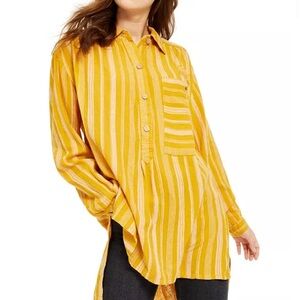 We The Free - Summer Breeze Striped Button Down - Size XS